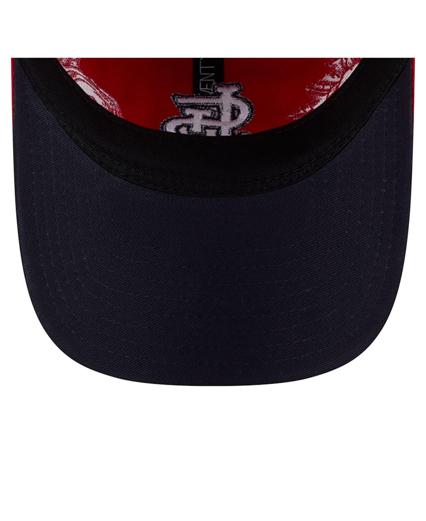 Женская кепка New Era Red St. Louis Cardinals Roses 9TWENTY Adjustable Hat — фото 5