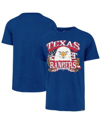 Men's Royal Texas Rangers Americana Eagle T-Shirt