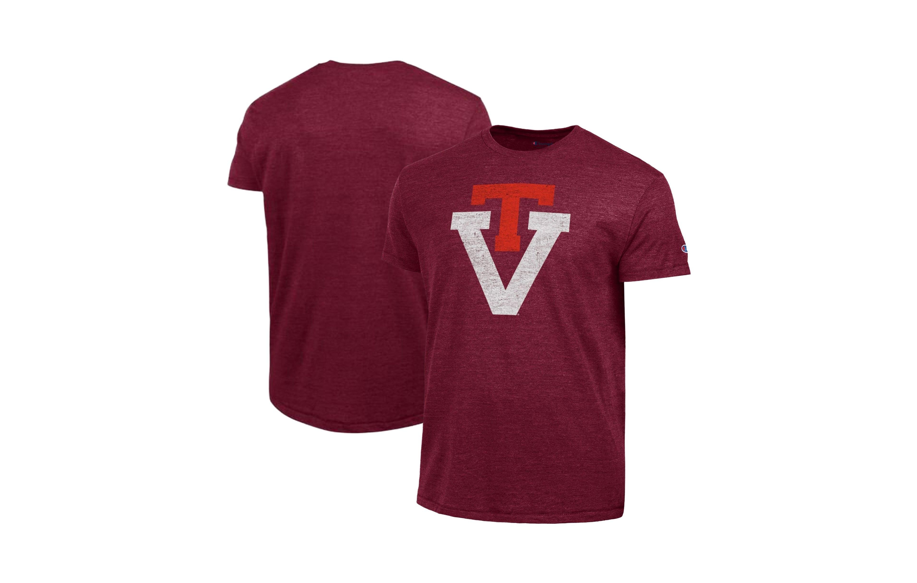 Champion Men's Maroon Virginia Tech Hokies Vintage Triumph Tri-Blend T-Shirt
