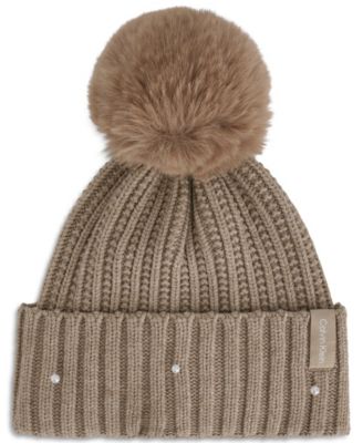 Women's Snug Everday Cozy Soft Pom Pom Beanie