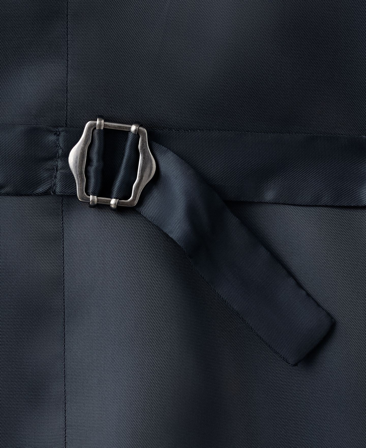Мужской жилет MANGO Milan Slim-Fit V-Neck Suit Vest, цвет: Тёмно-синий — фото 7