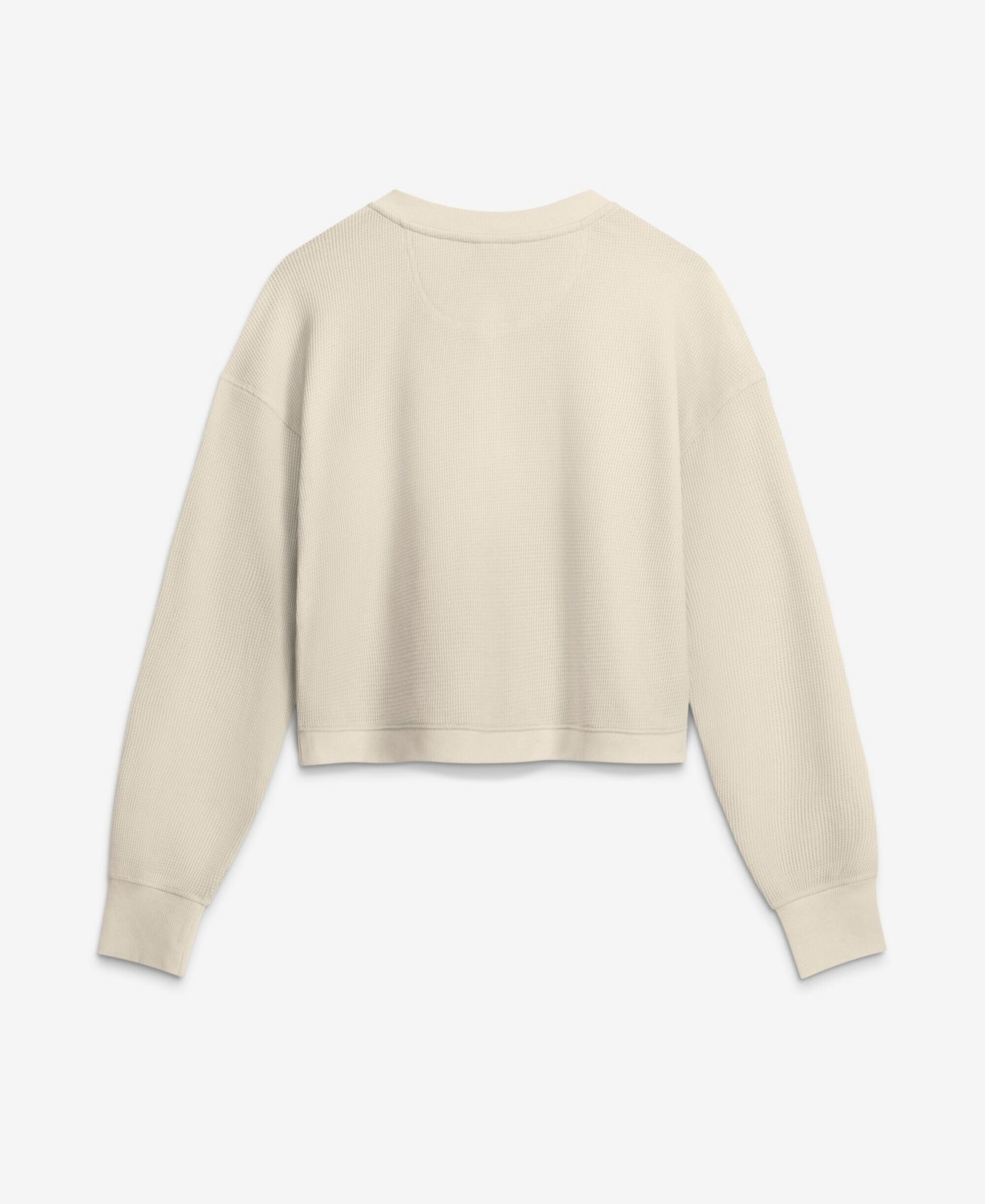 Женская рубашка Fanatics Buffalo Bills Relaxed Cropped Waffle-Knit Long Sleeve — фото 2