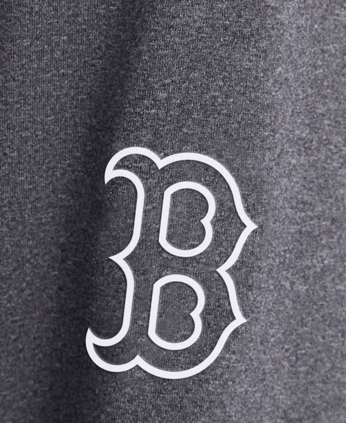Мужская футболка Fanatics Charcoal Boston Red Sox Clutch Long Sleeve Hooded — фото 3