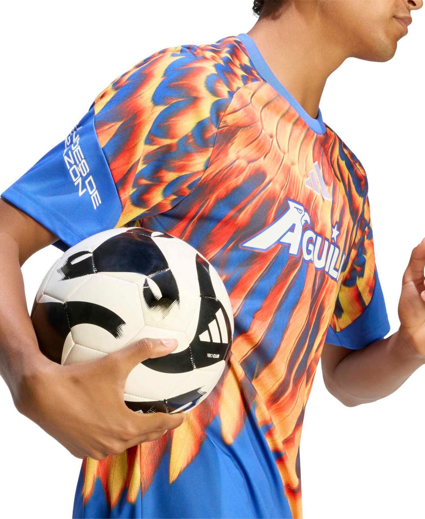 Мужской топ adidas Blue Club America 2026/27 Home Pre-Match Jersey — фото 5