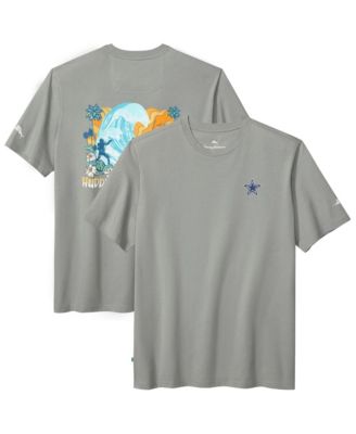 Men's Gray Dallas Cowboys Huddle Hang Tens T-Shirt