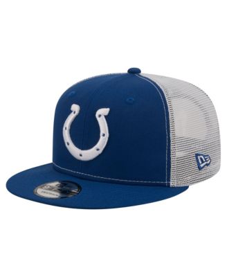 Men's Royal Indianapolis Colts Core Team 9FIFTY Trucker Snapback Hat