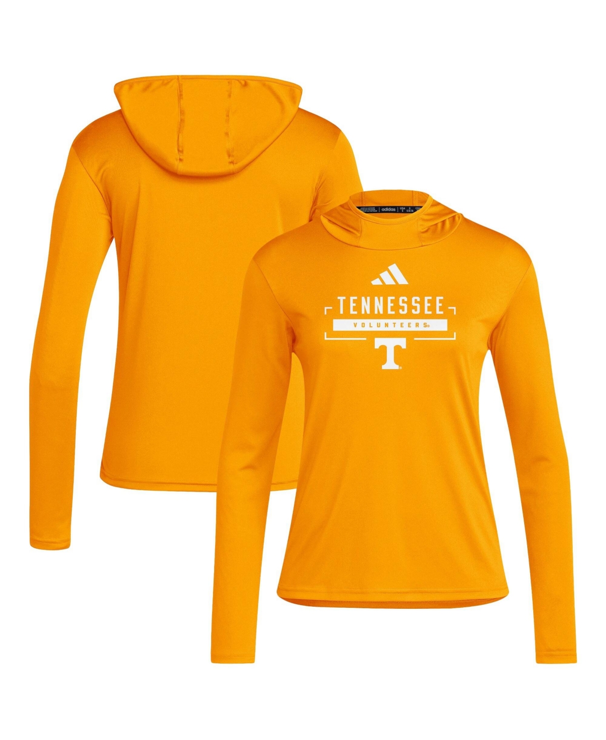 adidas Women's Tennessee Volunteers D4T Hooded Long-Sleeve T-Shirt - Tennessee Orange