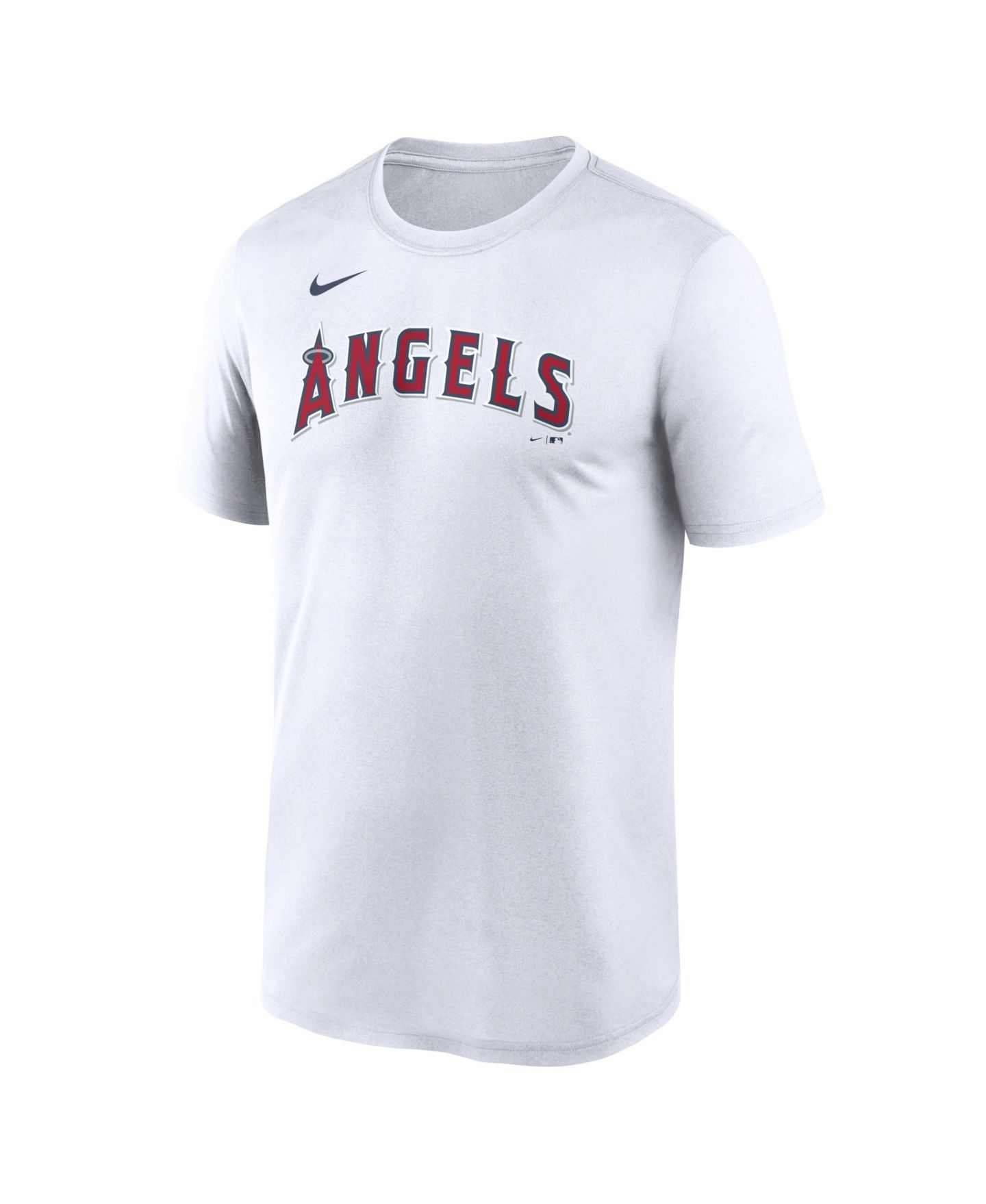 Мужская футболка Nike White Los Angeles Angels New Legend Wordmark Dri-FIT — фото 2