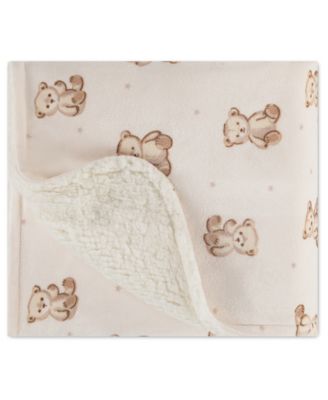 Baby Boys' and Girls' Allover Bear Graphic Print Blanket