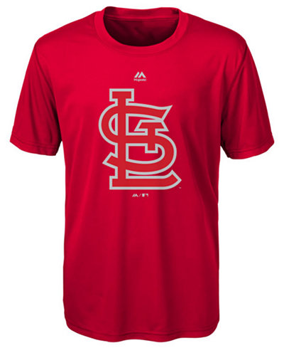 Majestic Kids' St. Louis Cardinals Cool Base Reflective T-Shirt