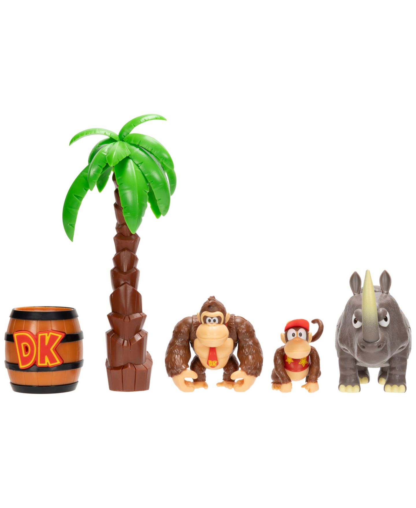 Детский игровой набор SUPER MARIO Donkey Kong Adventure Diorama 5-Piece Playset, Ages 3+ — фото 2
