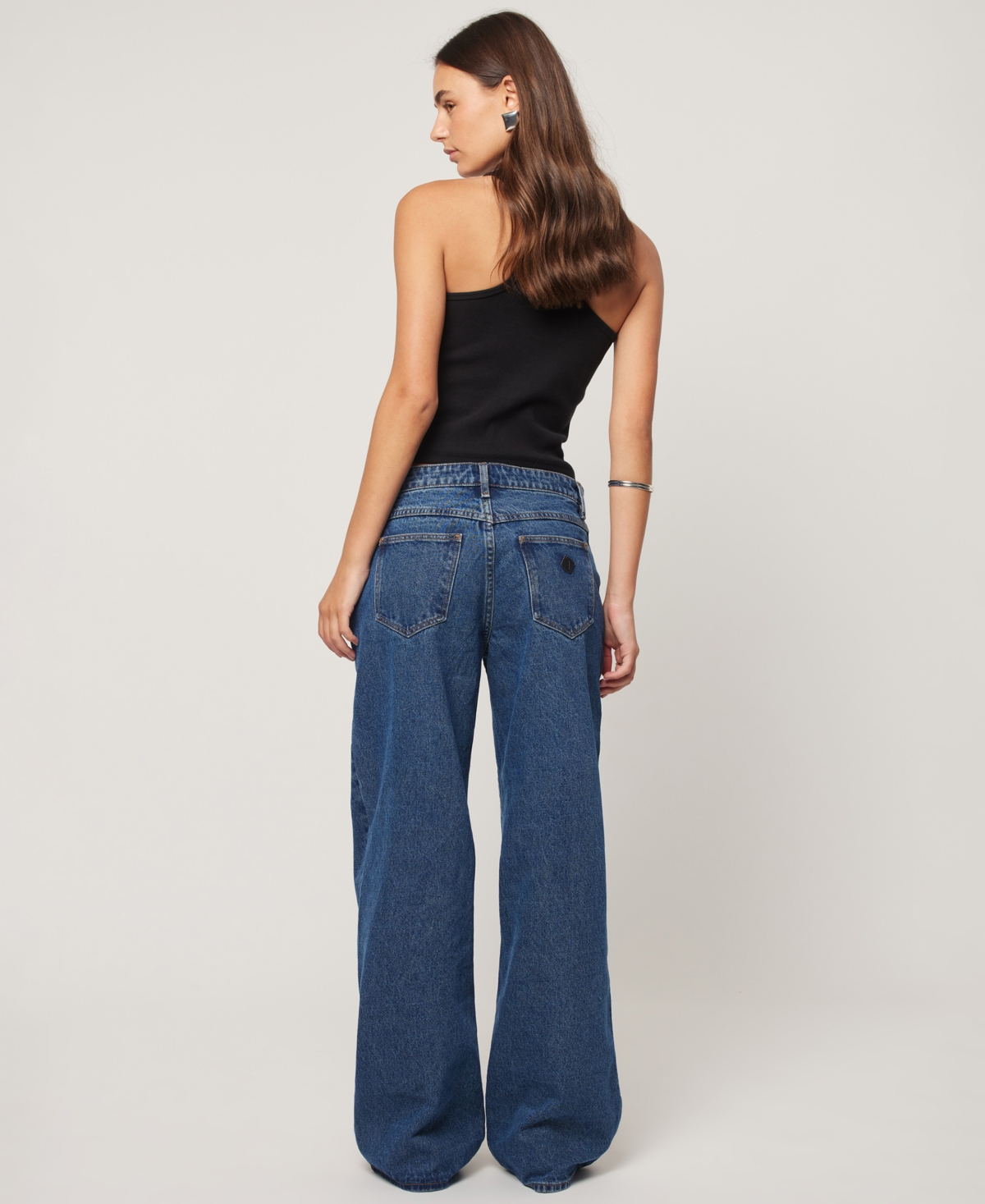 Abrand Juniors' 99 Baggy Bella Wide-Leg Mid-Rise Jeans