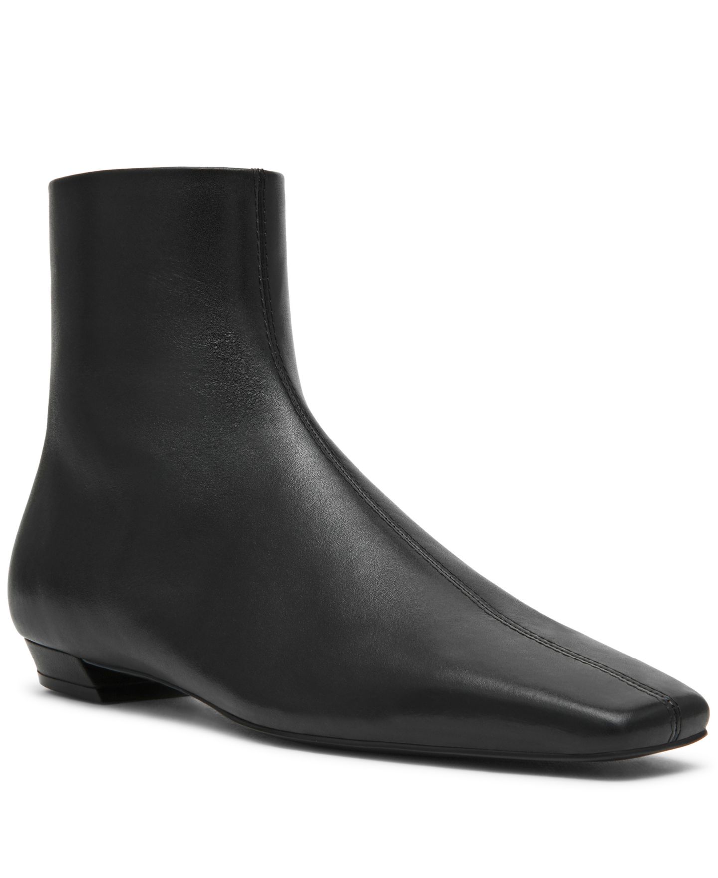 Женские ботинки Steve Madden Zami Snip Toe Booties, цвет: Чёрный кожаный — фото 1