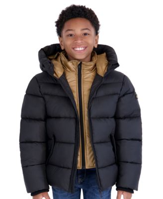 Boys' 8-20 Heavy Weight Hooded Puffer Jacket 