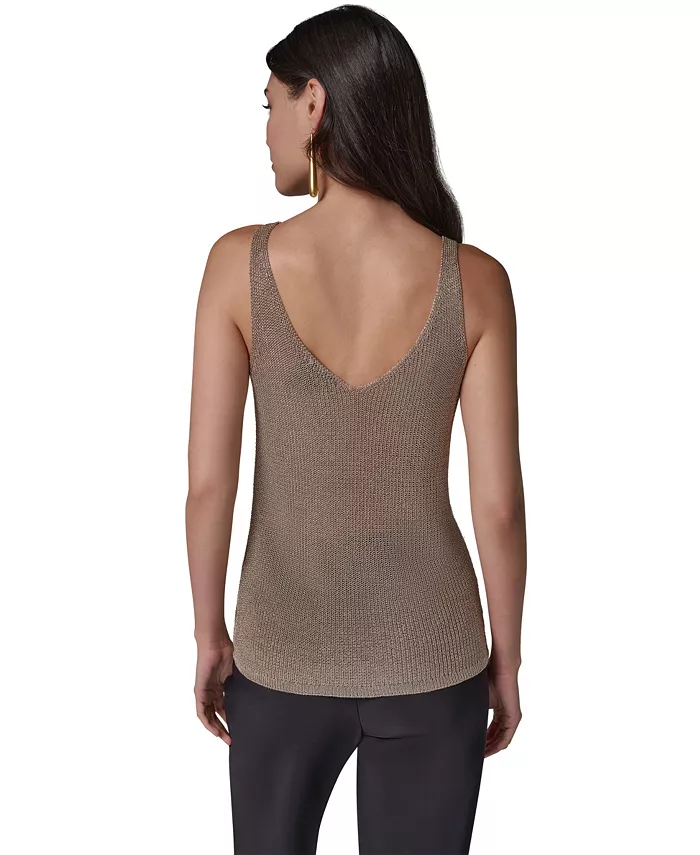 Women's Metallic-Knit Tank Top - thumbnail 5