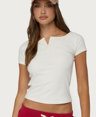 Women's Renique Short-Sleeve Henley T-Shirt
