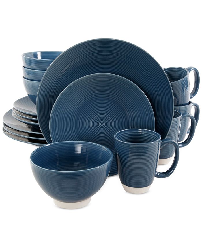 Gibson Elite Rowland 16Piece Dinnerware Set Macy's