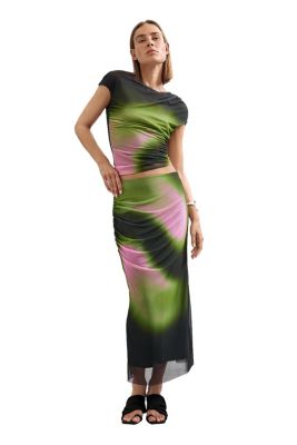 Women's Pencil Knit Midi Skirt