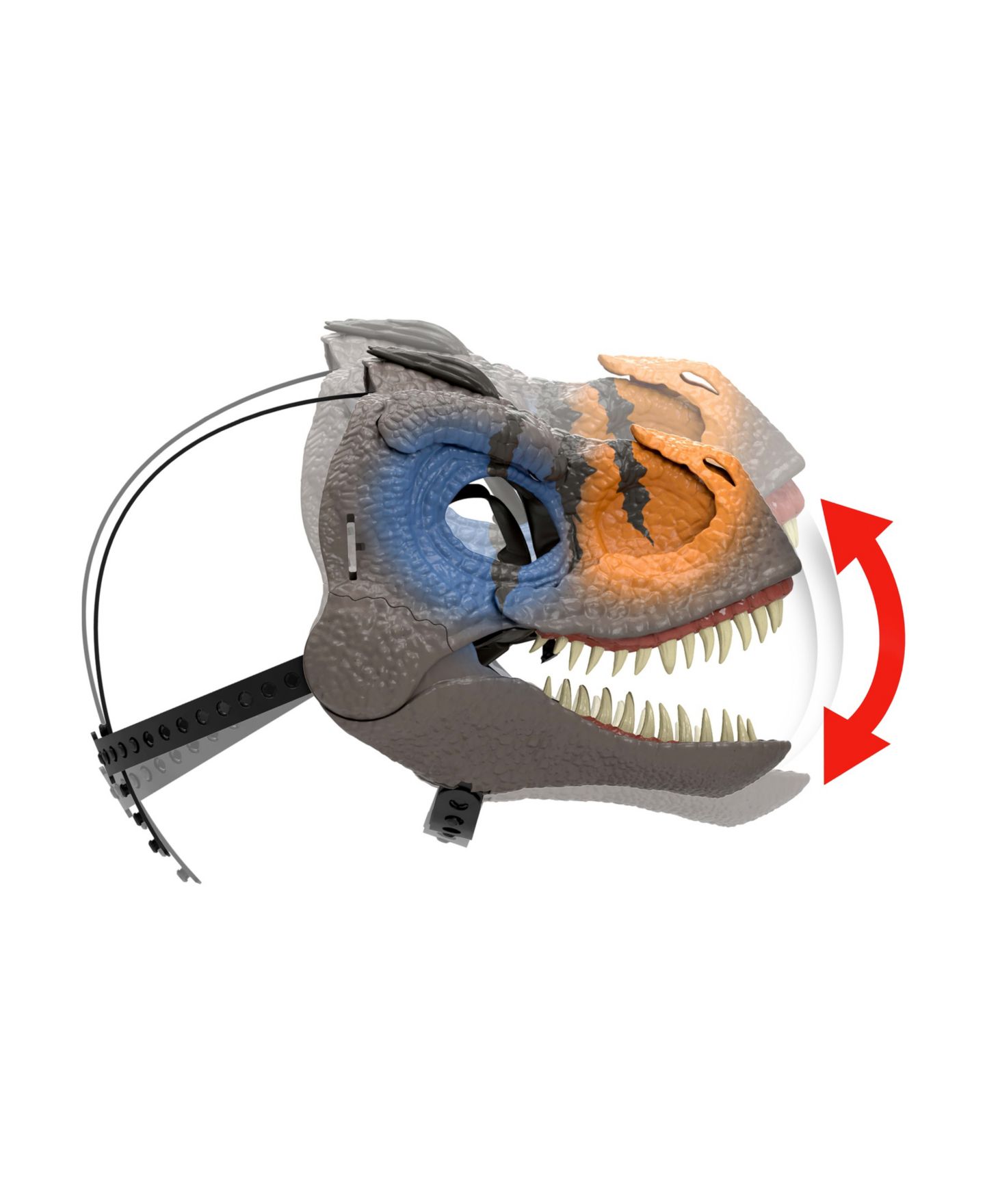 Маска Jurassic World Snarlin' Sounds «Велоцираптор» со звуками рыка, от 4 лет — фото 3
