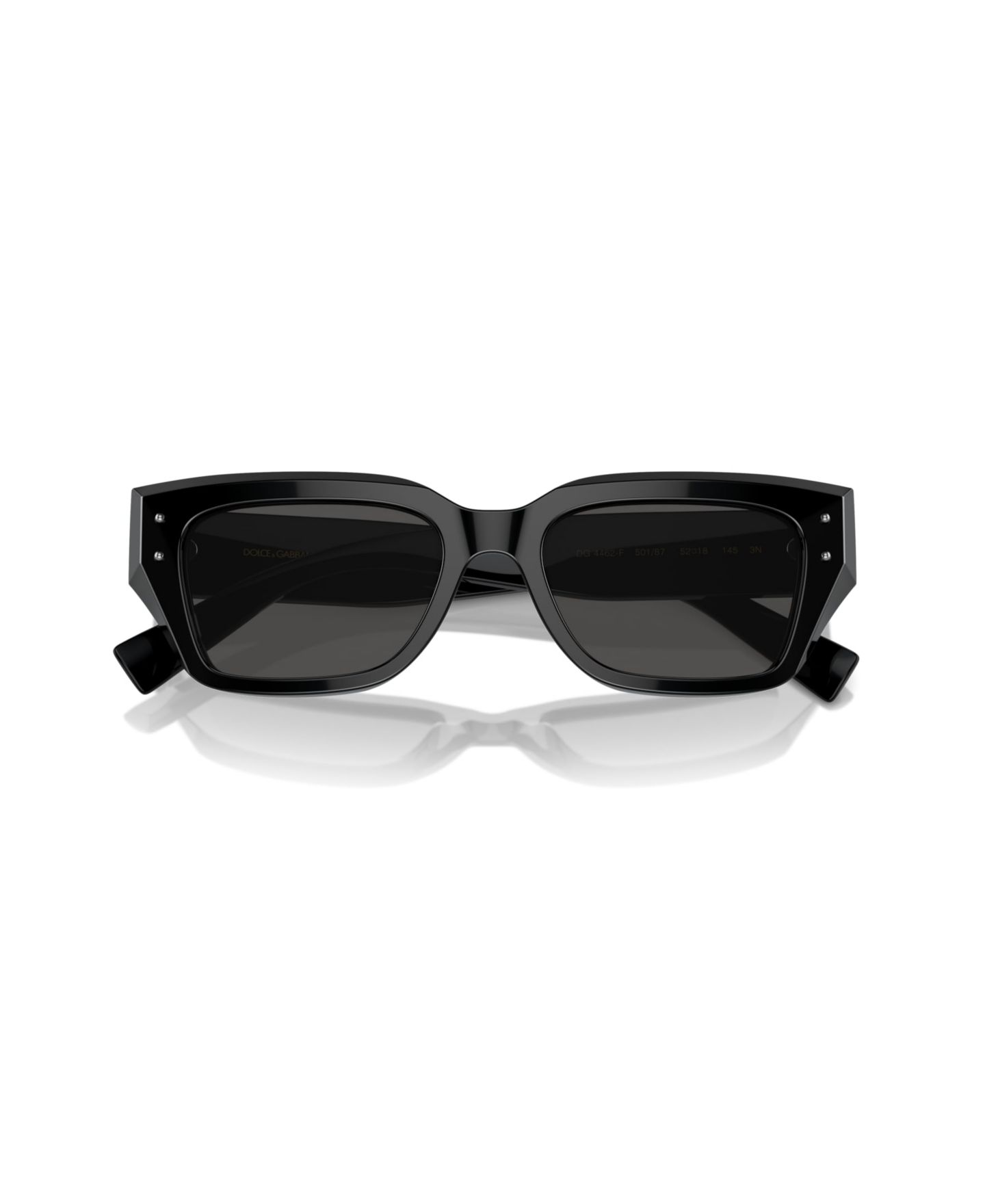 Женские солнцезащитные очки Dolce&Gabbana Sunglasses, DG4462F, цвет: Чёрный — фото 5