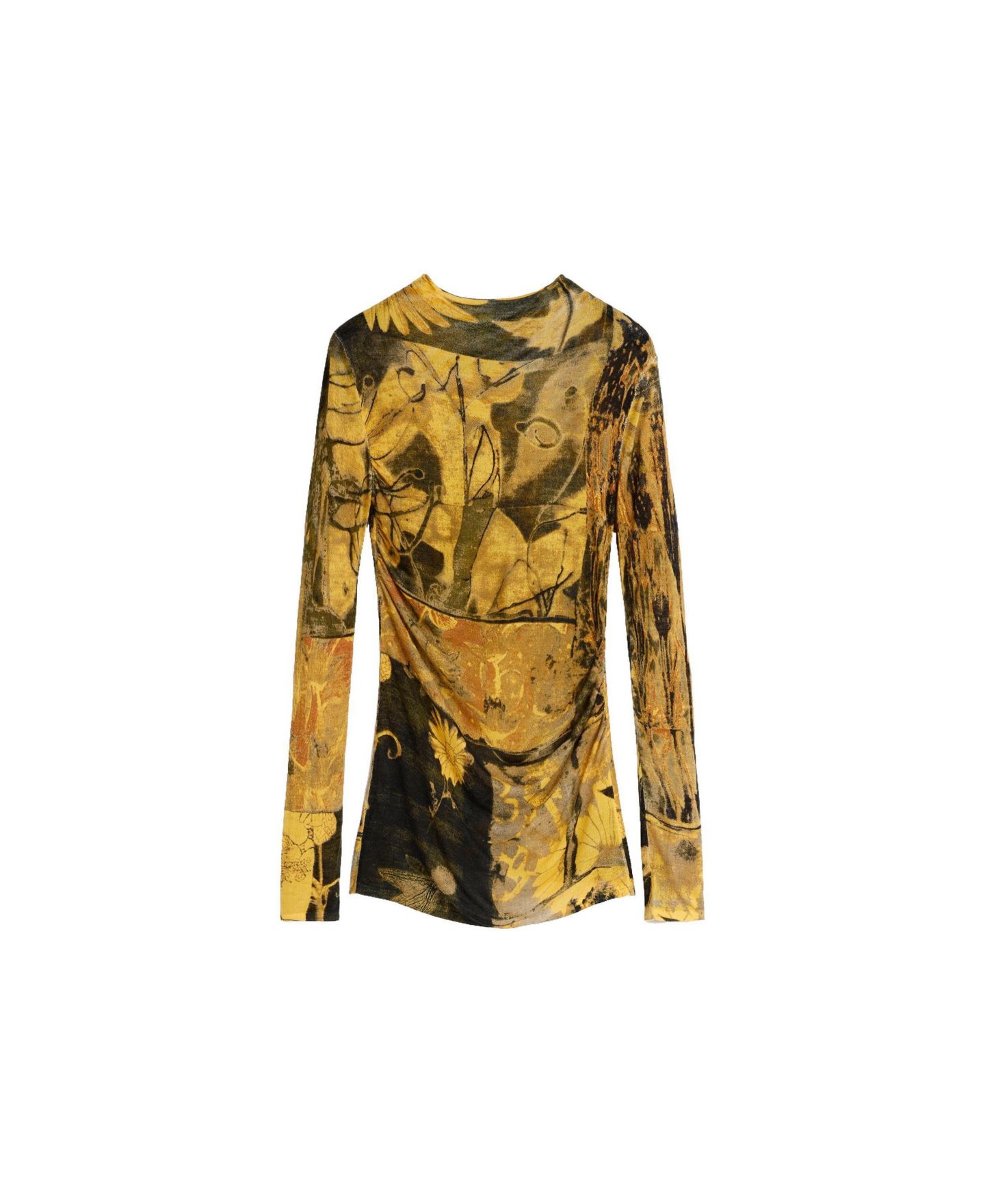 Женский свитер Desigual Printed Mock-Neck Long-Sleeve — фото 6