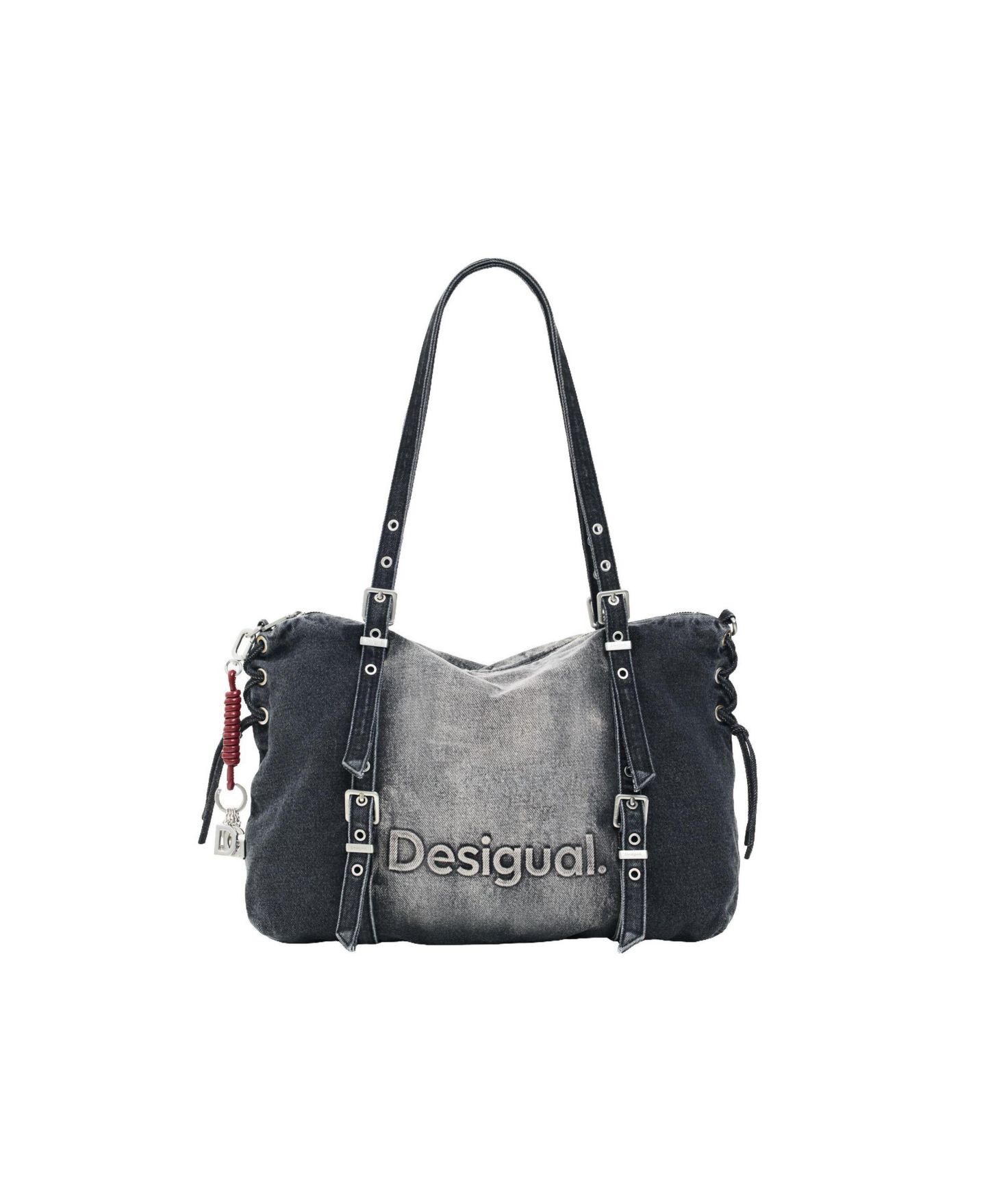 Женская сумка Desigual Large denim, цвет: Серый — фото 1