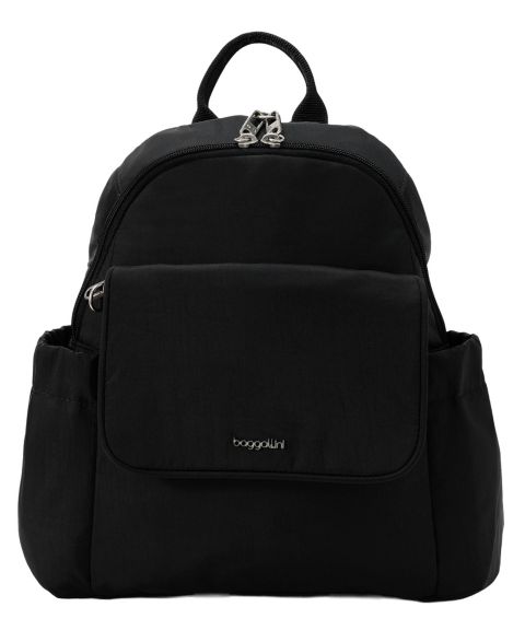 Рюкзак Baggallini Journey Anti-Theft Small Messenger, цвет: Чёрный