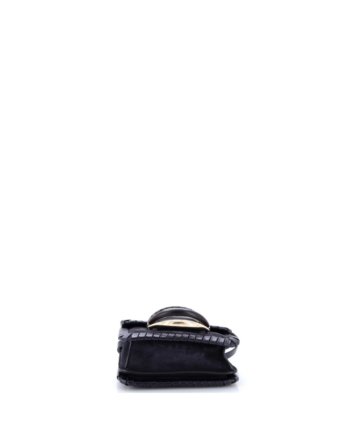 Pre-Owned Chloe Kattie Crossbody Bag Whipstitch Suede