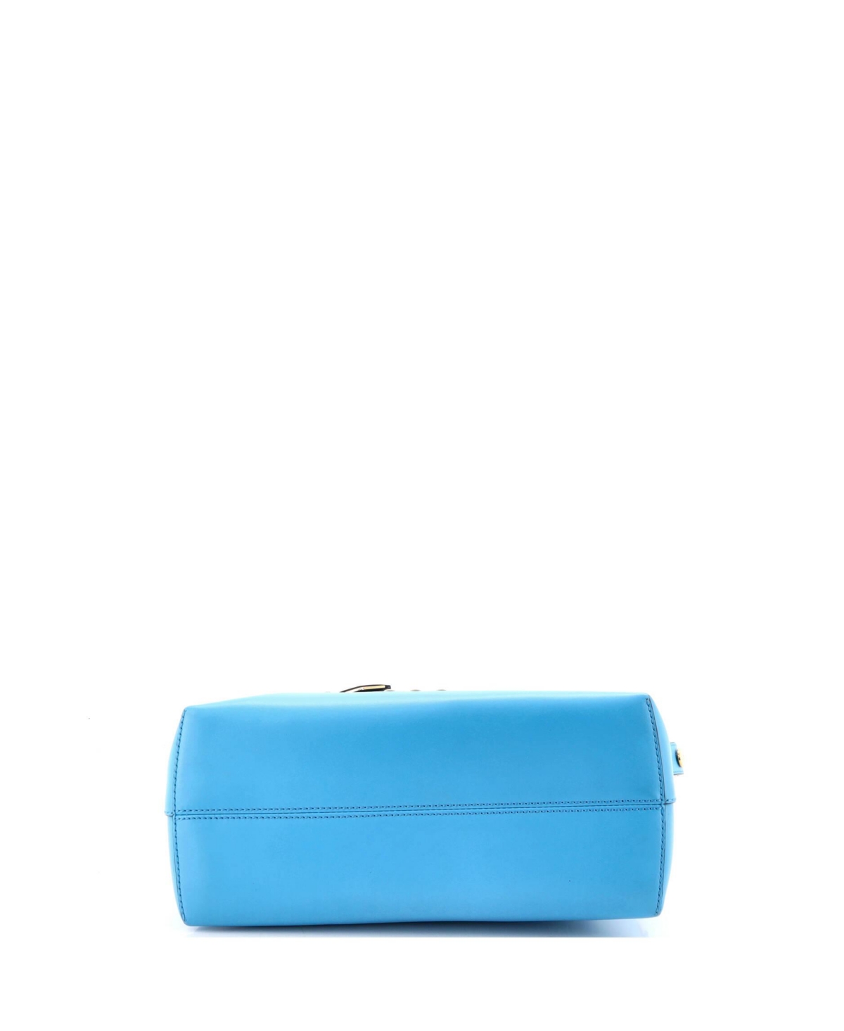 Pre-Owned Fendi Medium Logo By The Way Satchel Stitched Leather
