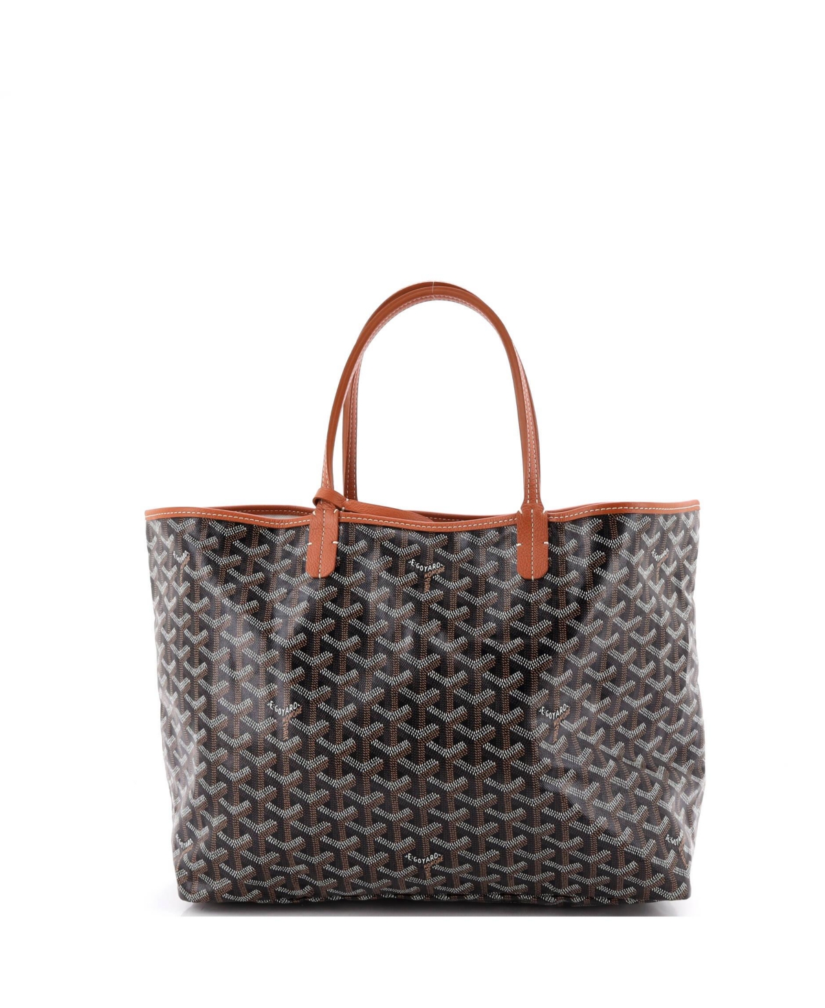Pre-Owned Goyard Pm Saint Louis Tote Printed Coated Canvas