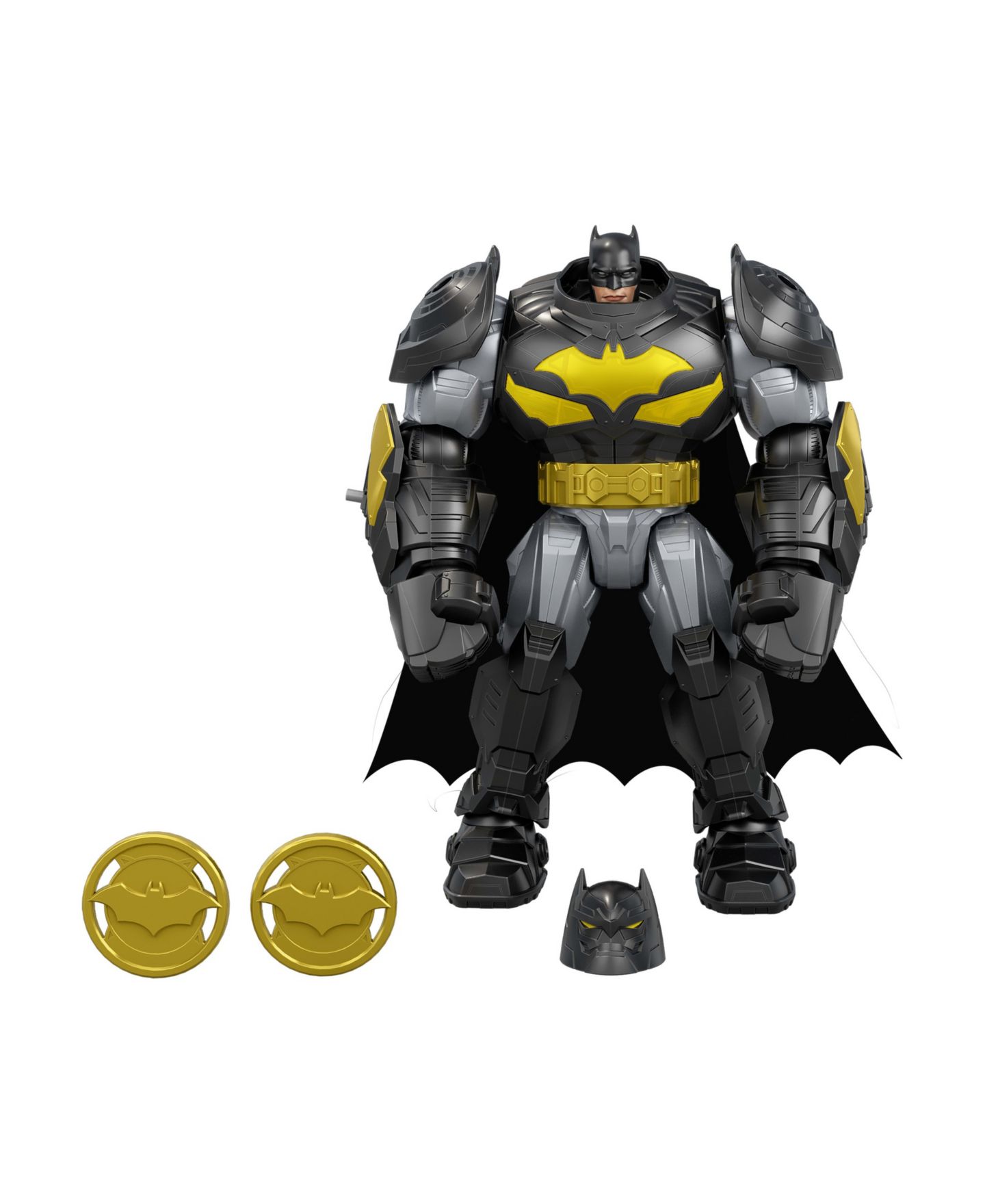 Детская фигурка DC Comics Batman DC Premier Mech Suit Oversized Battle Disc Action Lights & Sounds Action Figure, Ages 4+ — фото 4
