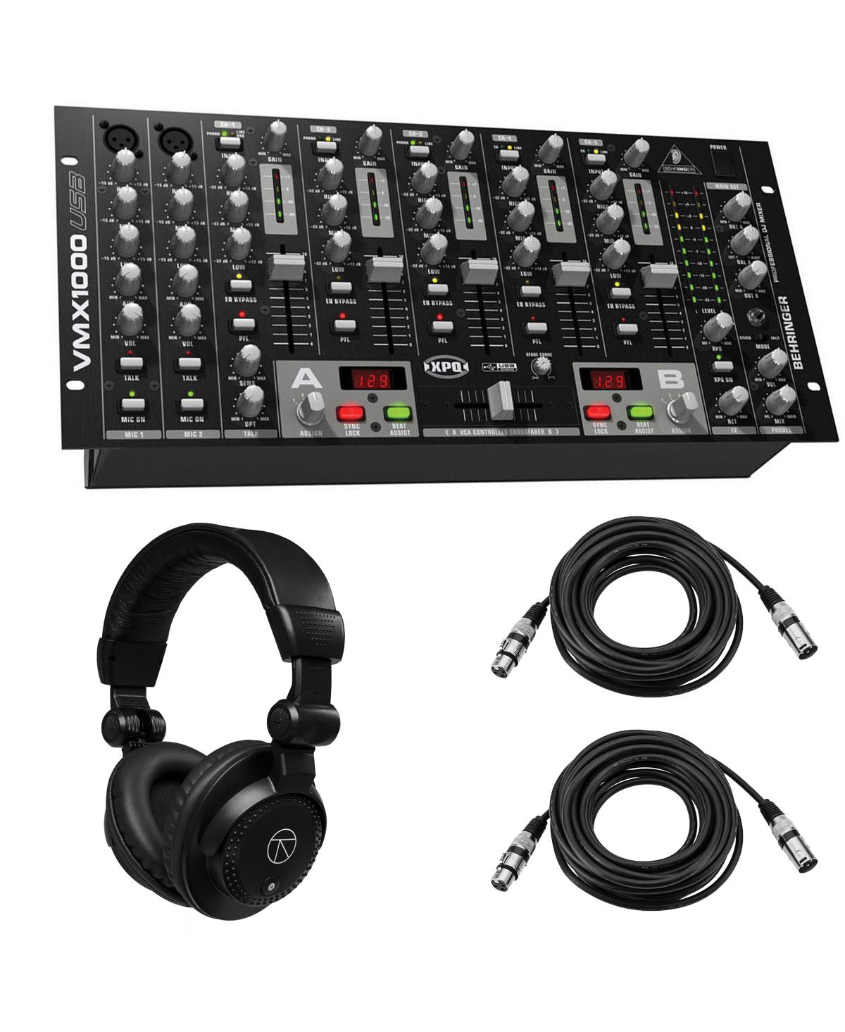 Behringer VMX1000USB Professional 7-Channel Rack-Mount Usb Dj Mixer