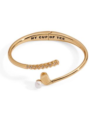 Golf Club 'My Cup of Tee' Bypass Cuff Bracelet
