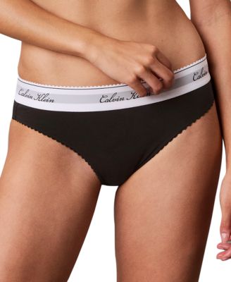 Icon Cotton-Modal Blend Script Bikini, QF9073