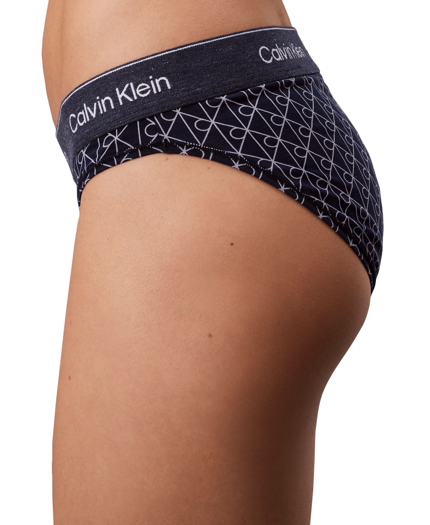 Трусы-бикини Icon, хлопок, модал — Calvin Klein, цвет: Джинсовый синий — фото 7