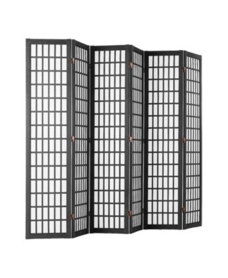 Folding 6 Panel Privacy Room Divider Screen, Portable Indoor Partition for Living Room Bedroom