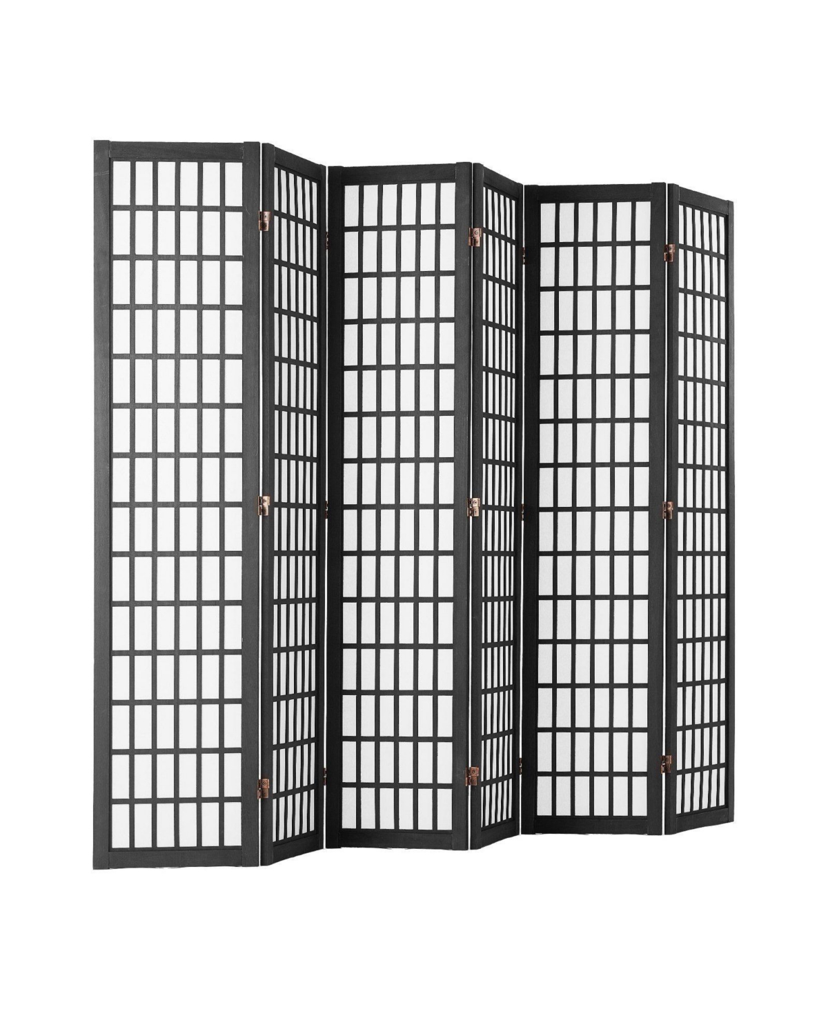 Slickblue Folding 6 Panel Privacy Room Divider Screen, Portable Indoor Partition for Living Bedroom