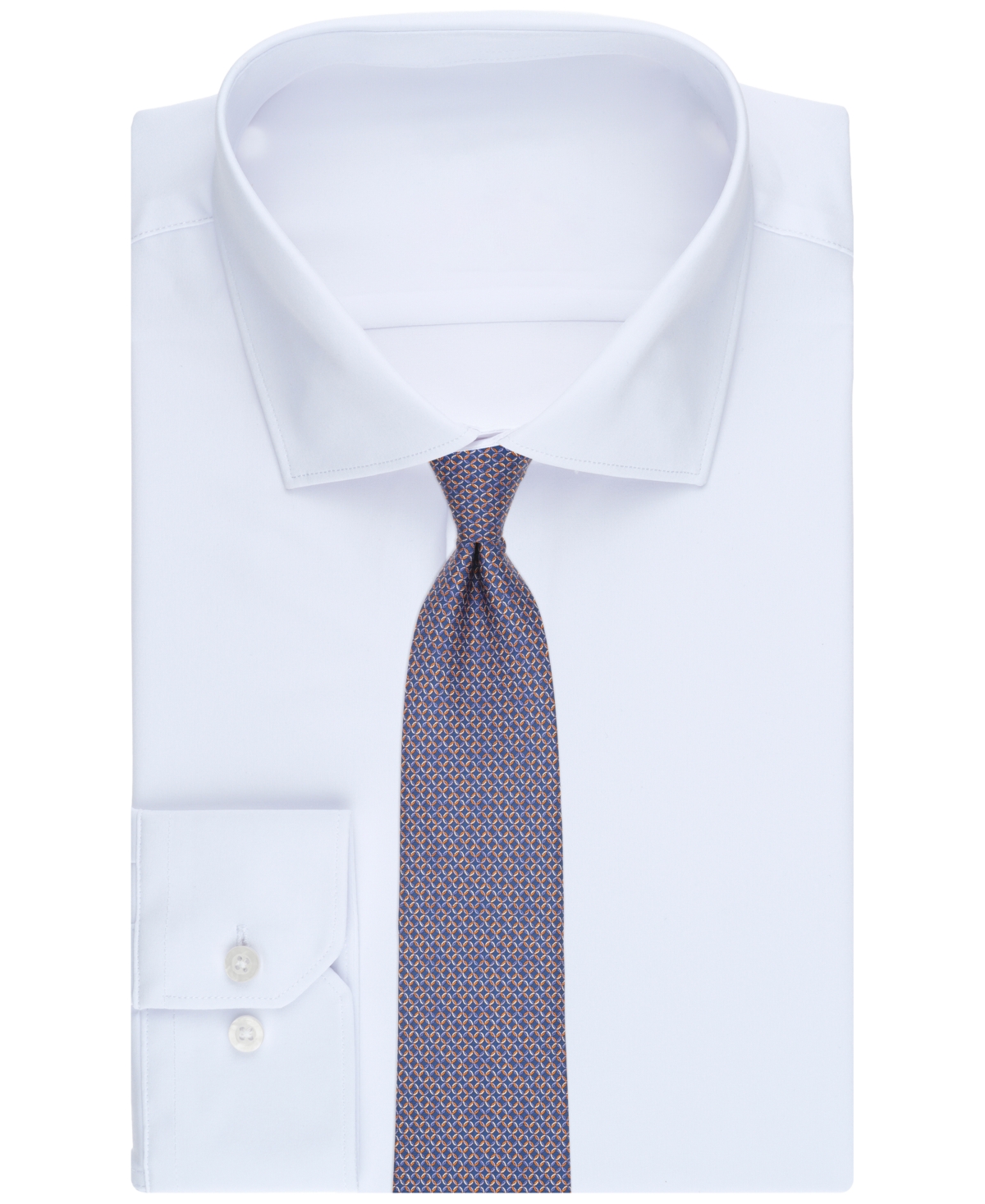 Club Room Men's Verdant Geometric Print Classic Tie