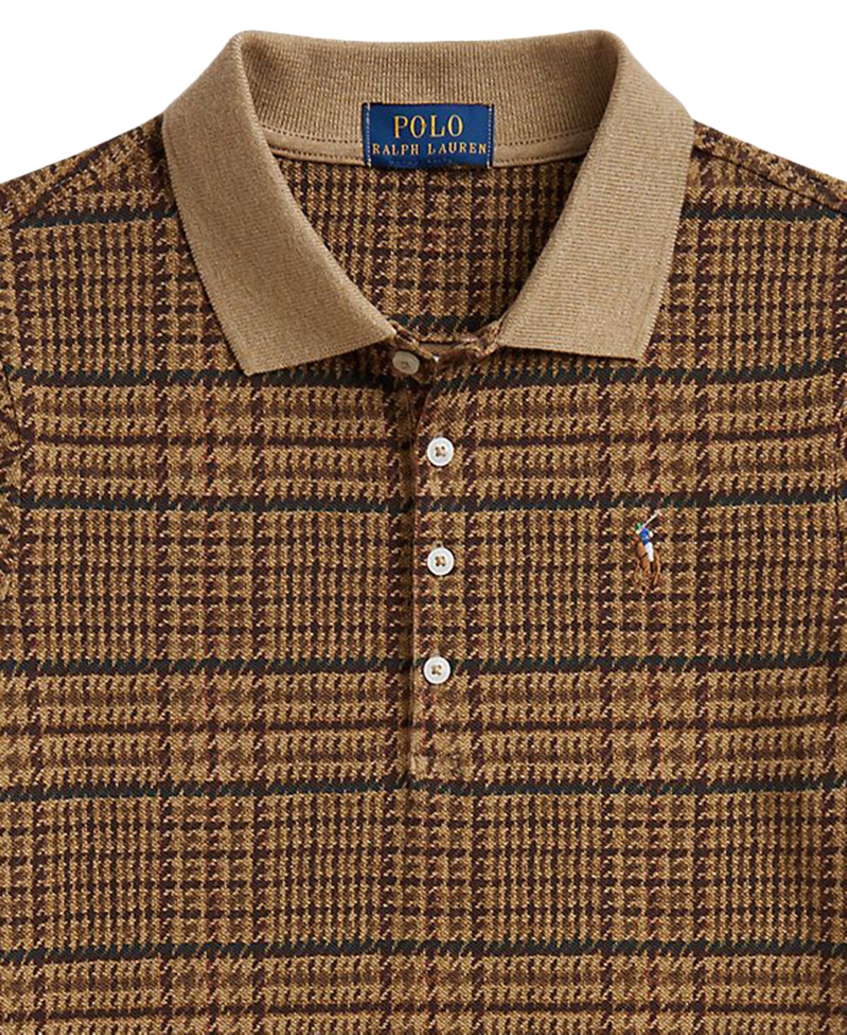 Polo Ralph Lauren Girls' 7-16 Tweed-Print Stretch Mesh Dress