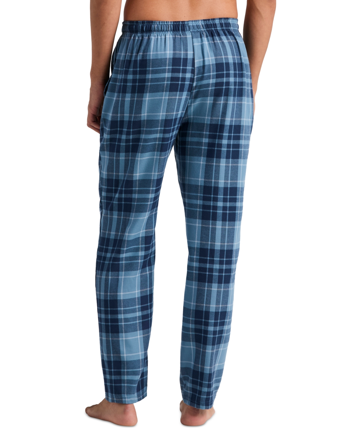 Perry Ellis Portfolio Men's Flannel Plaid Drawstring Waist Sleep Pants