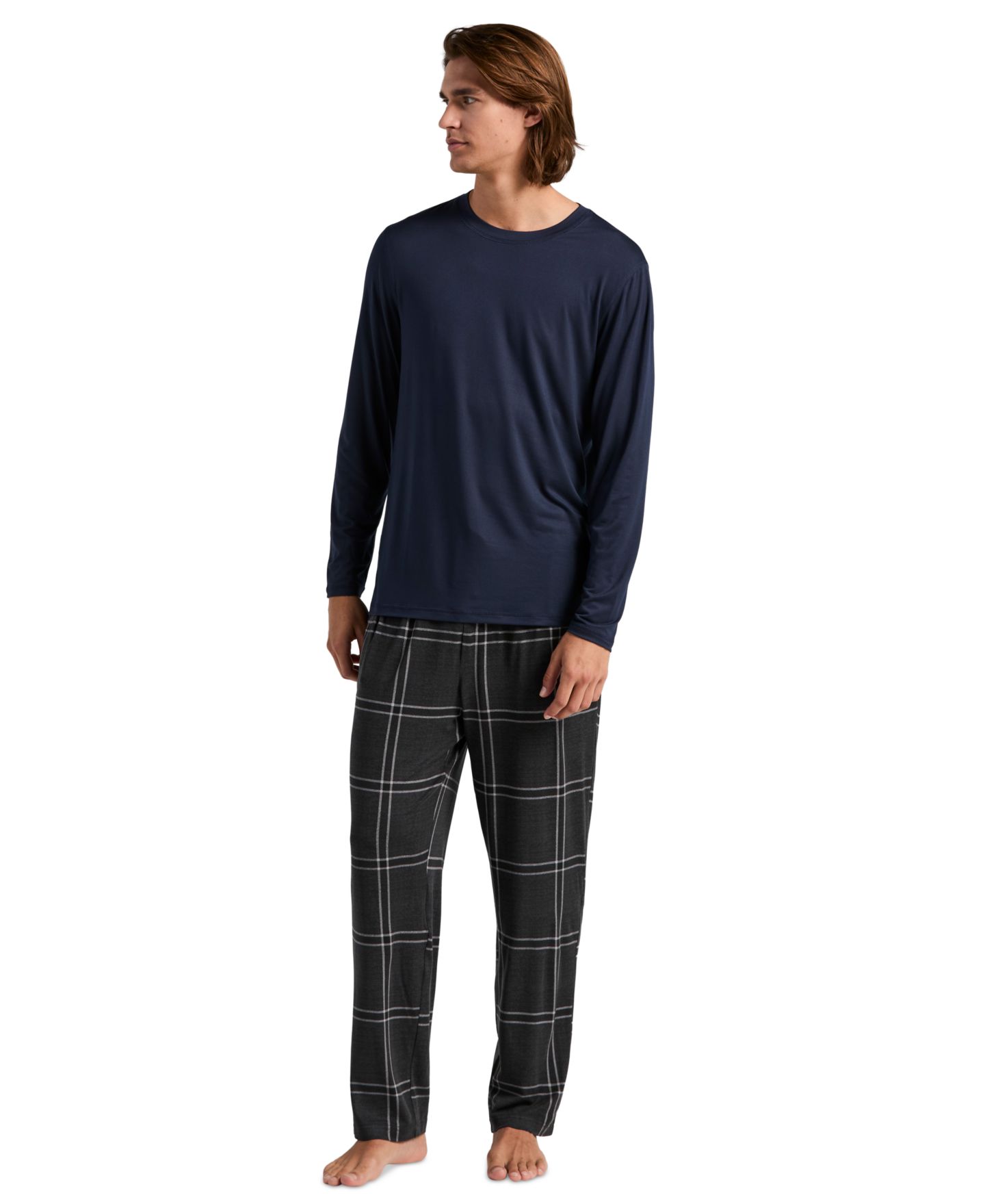 Пижамные брюки Buffalo для мужчин — Perry Ellis Portfolio, цвет: Чёрный — фото 2