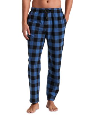 Men's Fleece Buffalo Plaid Sleep Pants