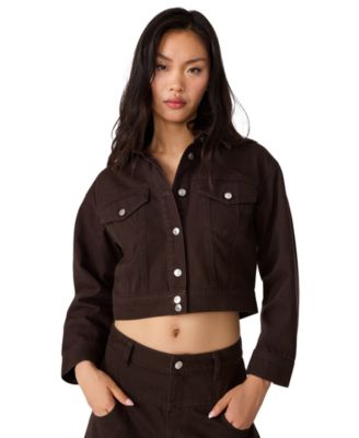 Women's Dove Cropped Denim Jacket