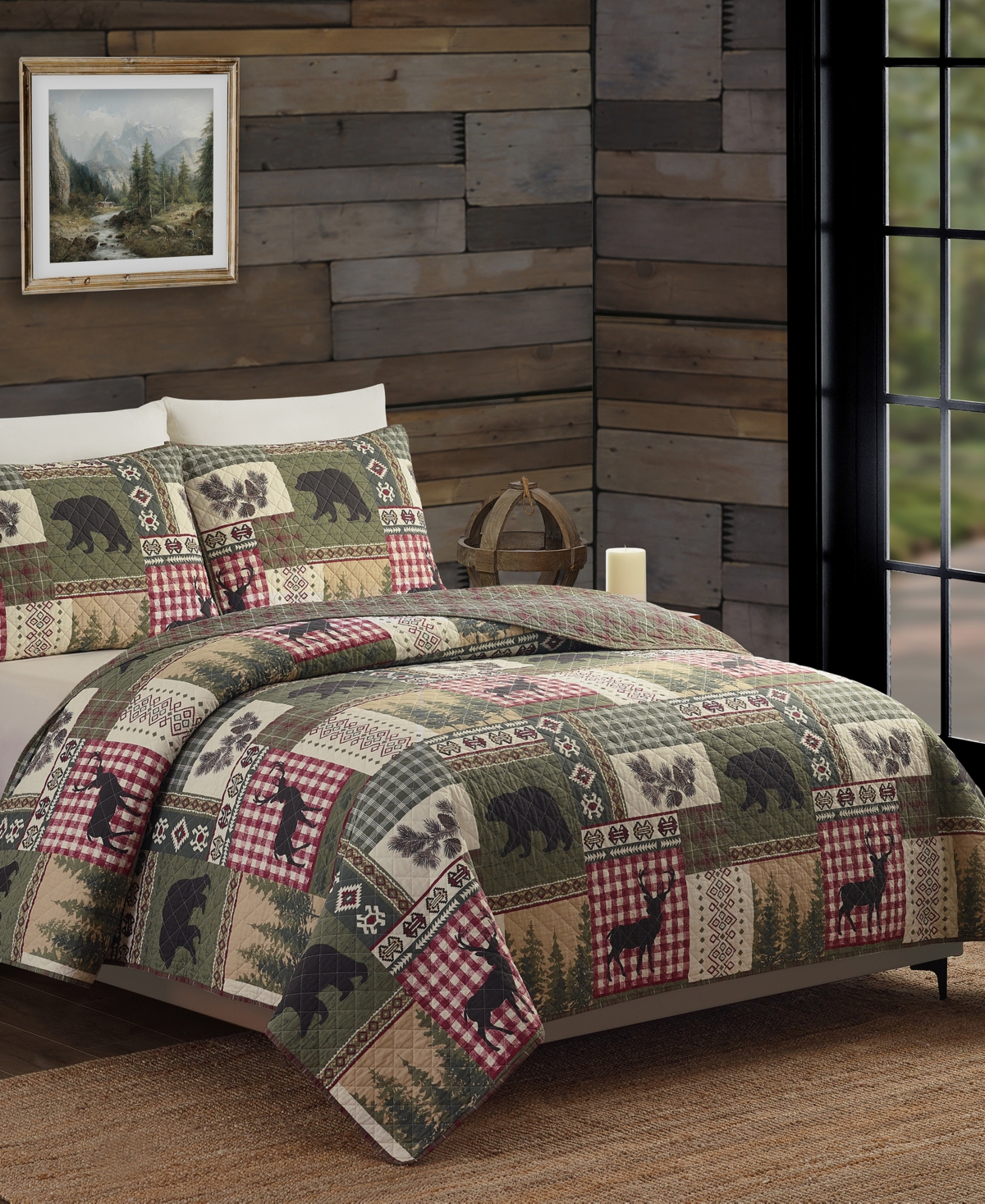 Modern Heirloom Dorset Reversible 3-Piece Quilt Set