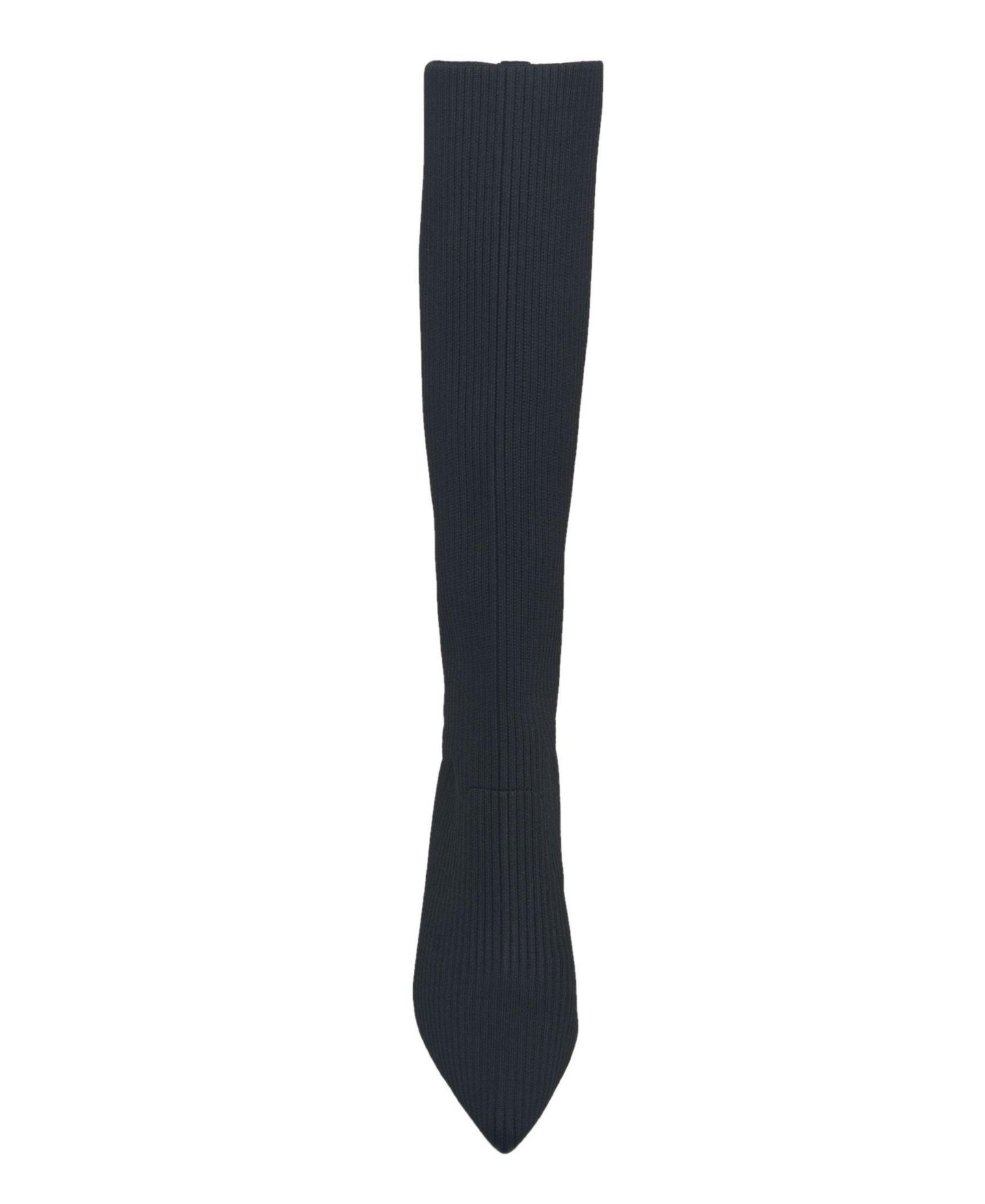 Женские ботинки French Connection Stretch Knit Knee High Boot, цвет: Чёрный — фото 4