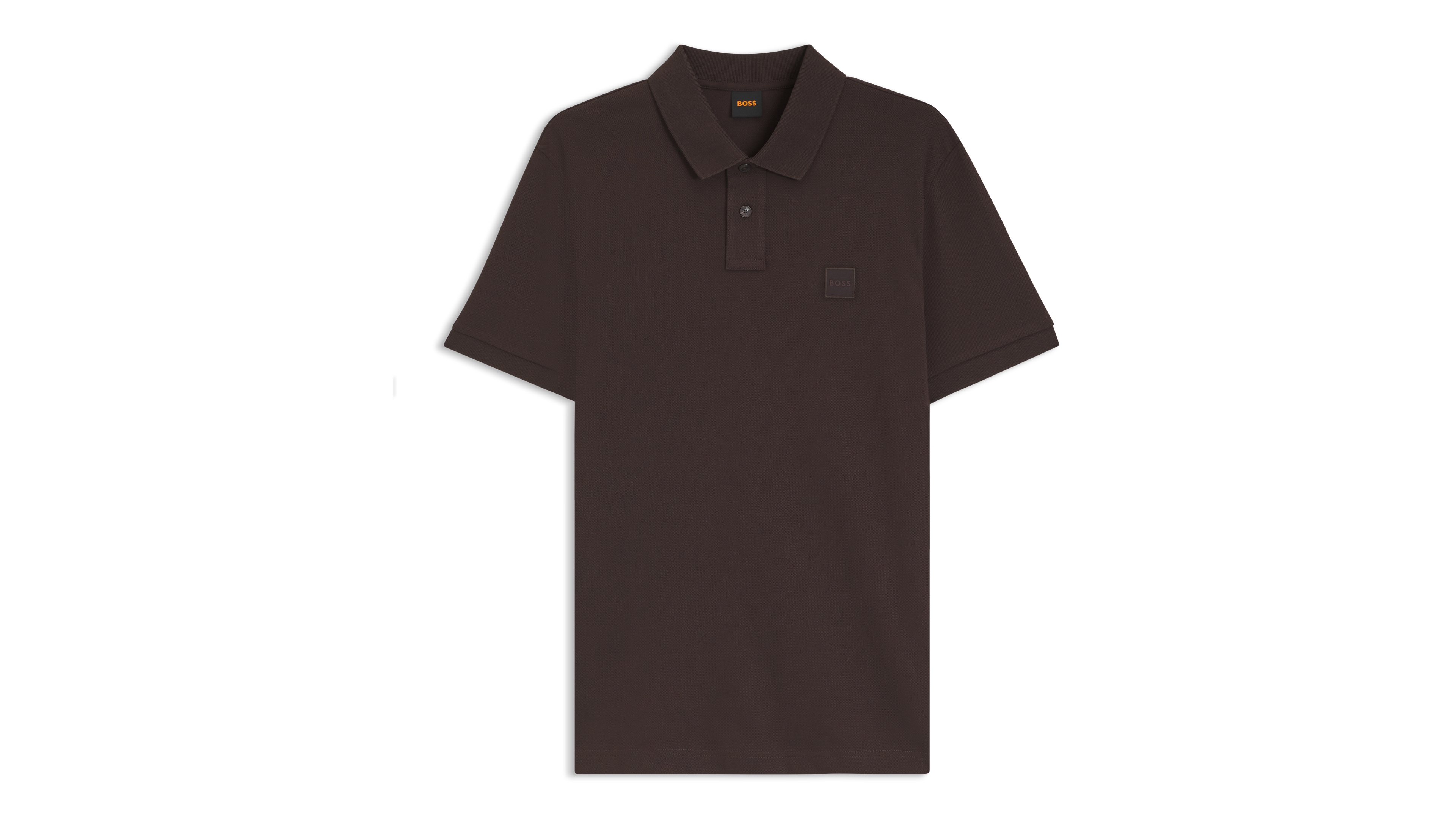 Boss by Hugo Men's Slim-Fit Stretch-Cotton Logo Patch Polo Shirt
