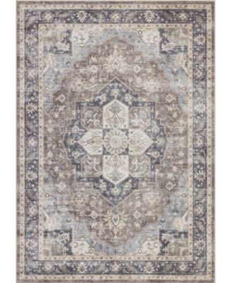 Homewell Machine Washable HAM4006 2'x2'11" Runner Area Rug