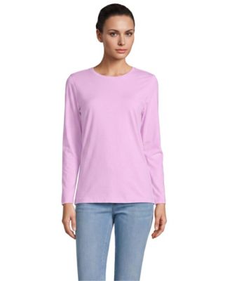Women's Supima Cotton Long Sleeve Crewneck T-Shirt