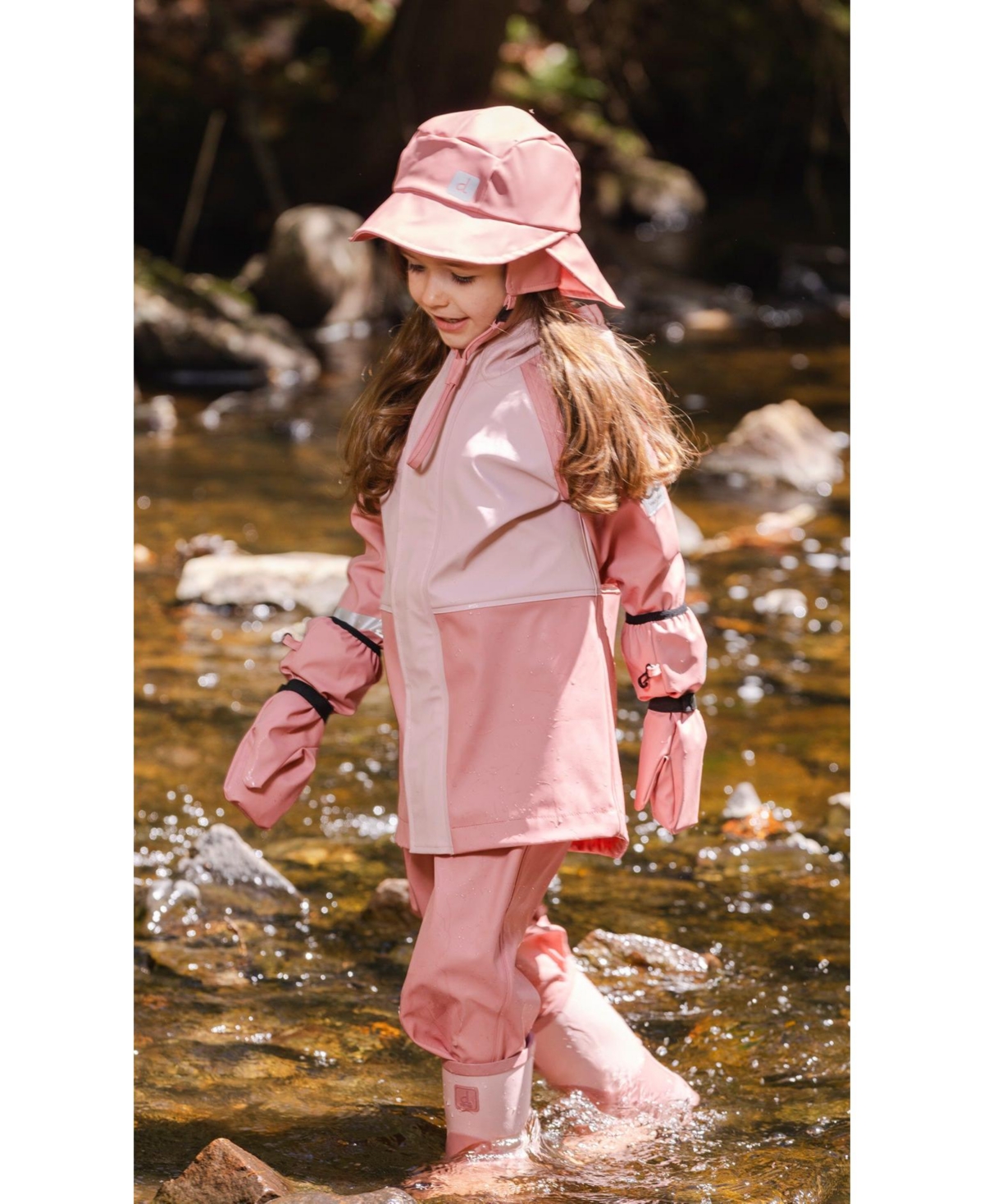 Deux par Toddler Girls 2T to 5T Rain Overalls