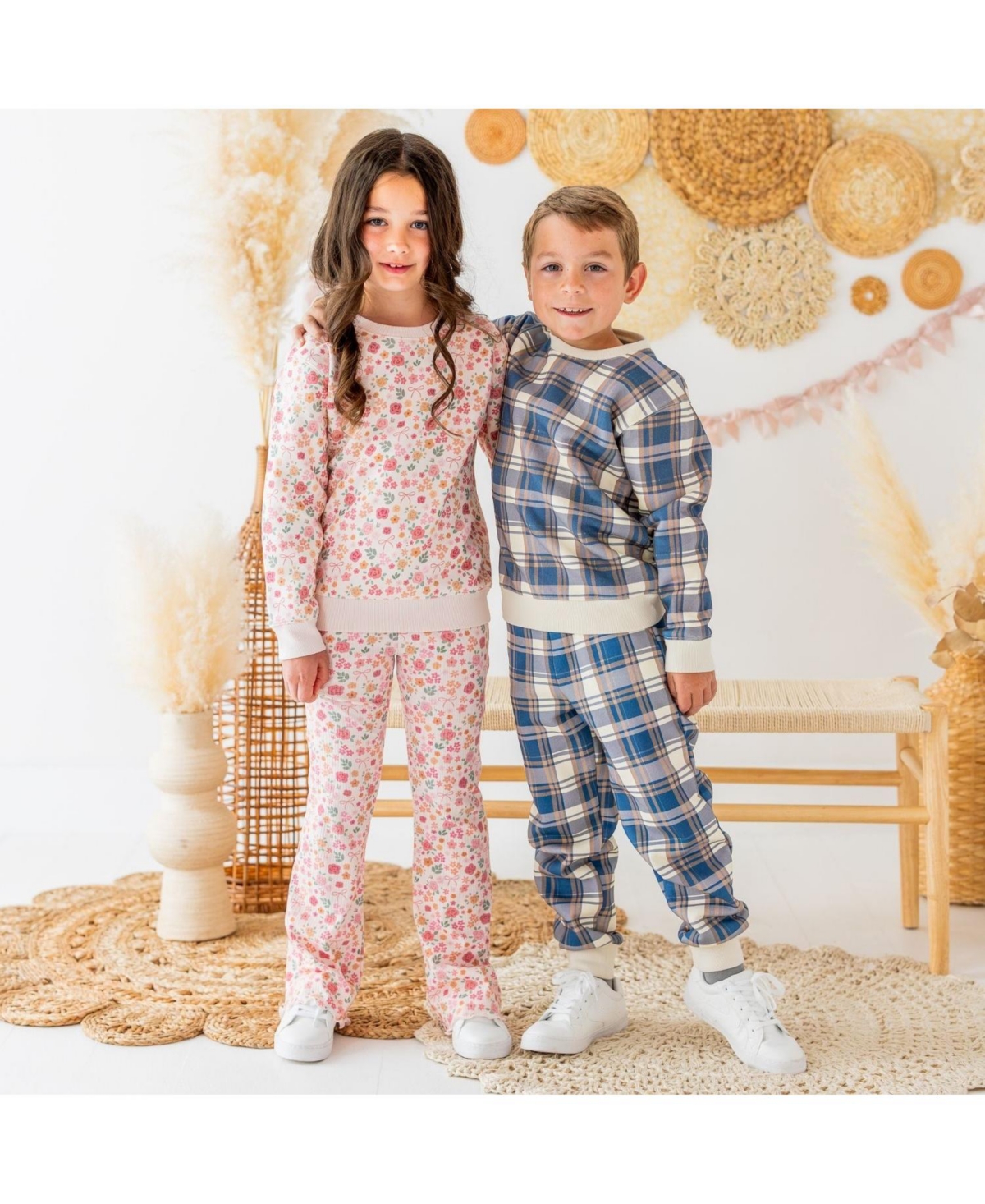 Sweet Wink Toddler Girls 2T to 4T Berry Floral Flare Legging